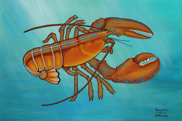 Kathy Denny - Denny clan - Lobster - Indigenous Friends United Artist