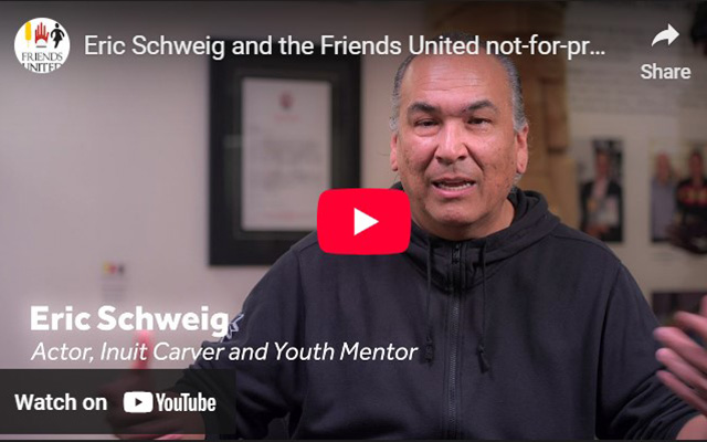 Eric Schweig about Friends United