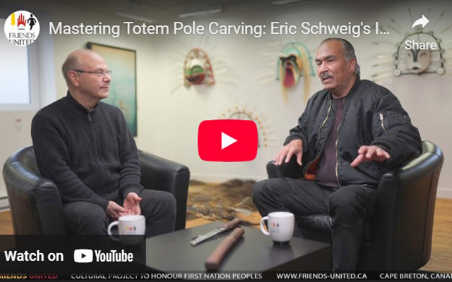 Eric Schweig - Carving Apprenticeship